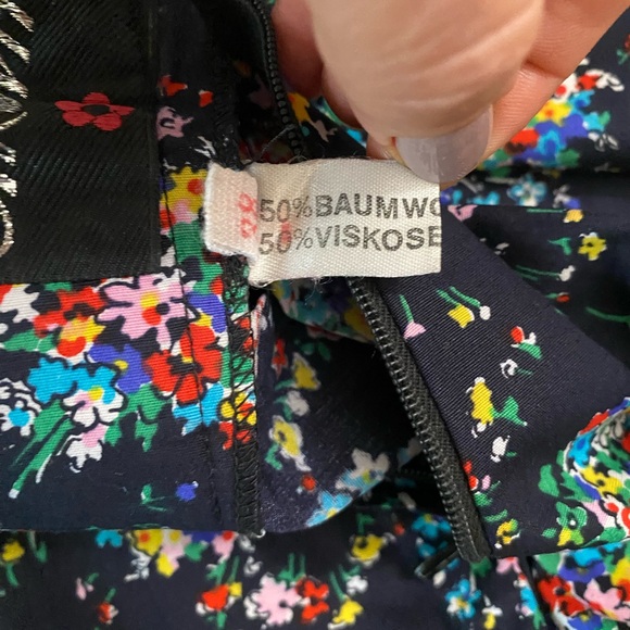 Vintage ELKONT Maxi Flare Skirt Floral High Rise 38 Europe size - Picture 5 of 12